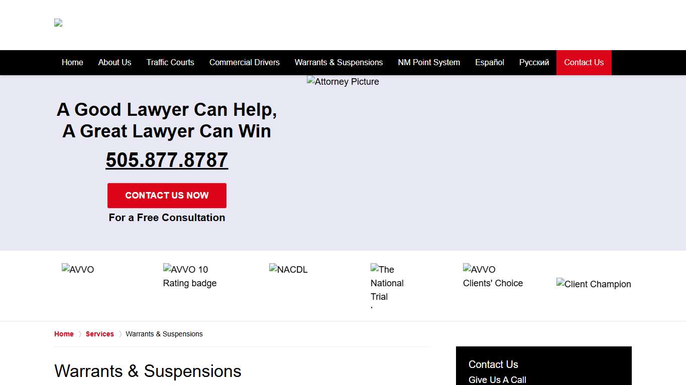 Warrants & Suspensions New Mexico Traffic Ticket Lawyer Glenn Smith Valdez