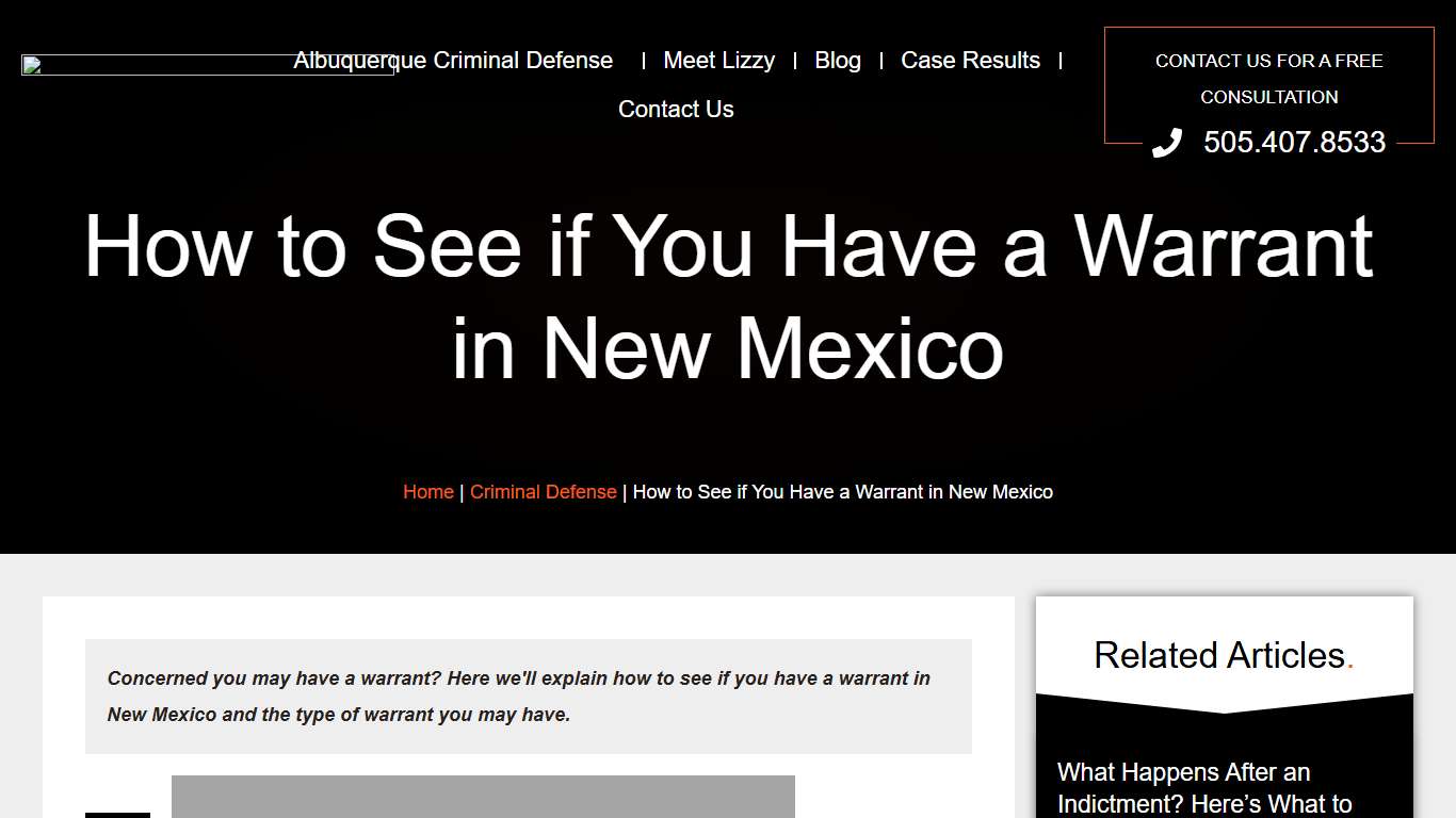How to See if You Have a Warrant in New Mexico
